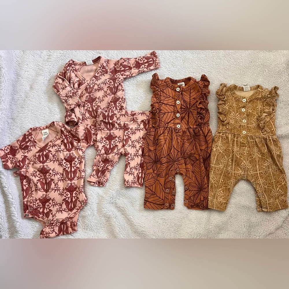 Kate Quinn Lot Organic Cotton 0/3 Months And 3/6 Months- 5 total pieces